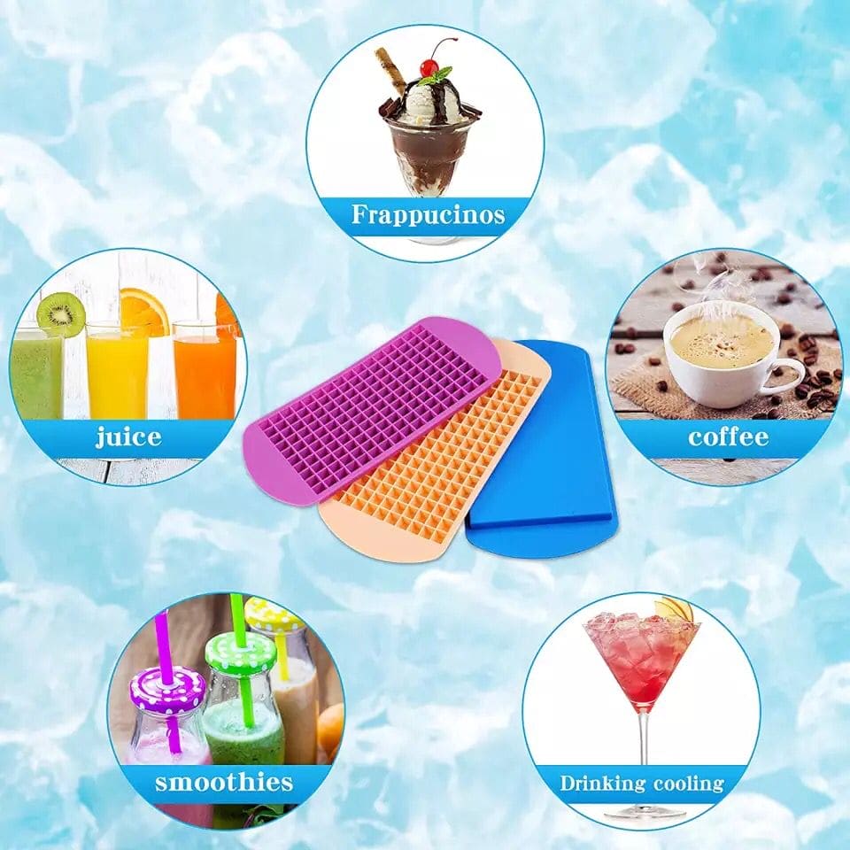 Silicone 160 Grids Small Ice Cube Tray In Pakistan