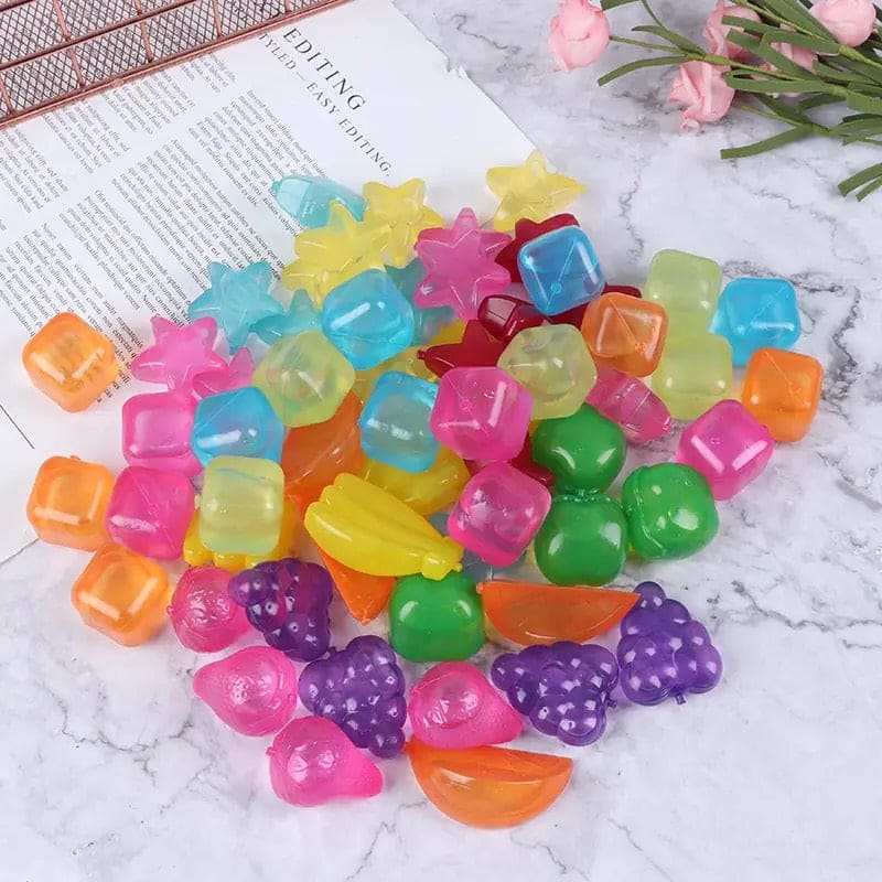 Reusable Ice Cubes, Freezable Ice Cubes, Plastic Non Diluting Ice Cubes, Reusable Washable Ice Cubes for Picnic Camping, Portable Ice Cube Cooler For Drinks, Refresh Cocktail Party Physical Cooling Tool
