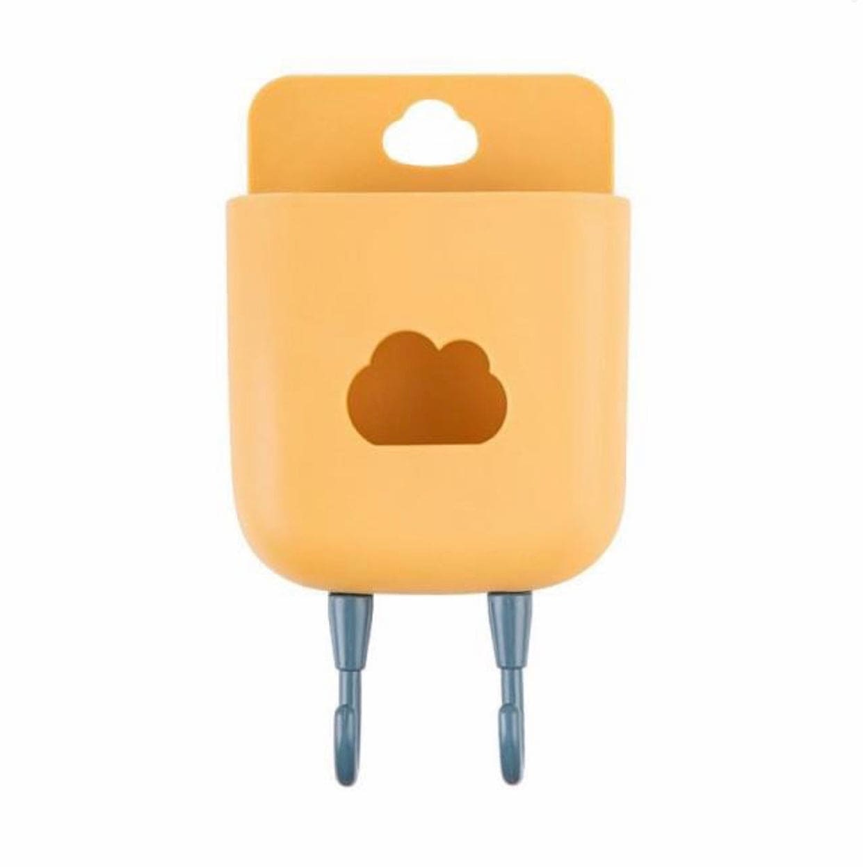 Cloud Wall Mounted Phone And Remote Holder, Durable Storage Basket, Home Office Wall Stand Storage Box, Wall Mounted Mobile Phone Plug, Multifunction Holder Stand