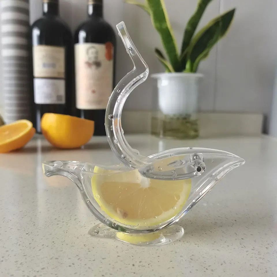 Bird Shape Lemon Squeezer, Acrylic Lemon Juicer, Convenient Fruit Juice Gadget, Hand Press Lemon Squeezer for Kitchen, Citrus Press Juicer Squeezer Kitchen Tool, Ergonomic Portable Fruit Juicer, Lemon Slice Wedge Squeezer