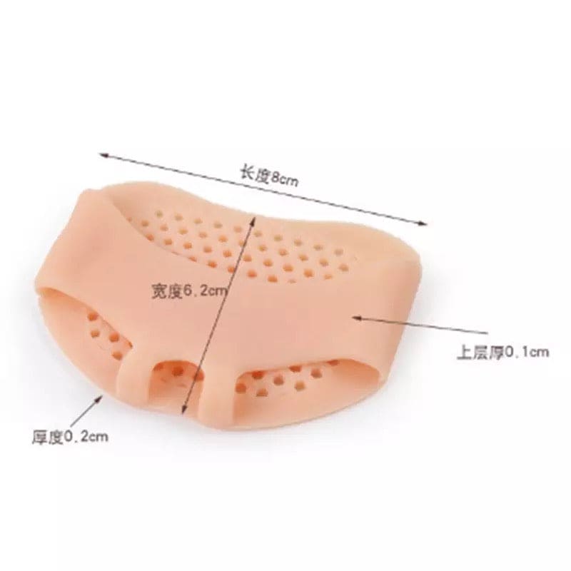 Silicone Honeycomb Forefeet Cover, Forefoot Antiskid Pad Gel, Breathable Soft Toes Protector, High Heel Shoes Pad Insoles, Breathable Health Care Shoe Insole Massage