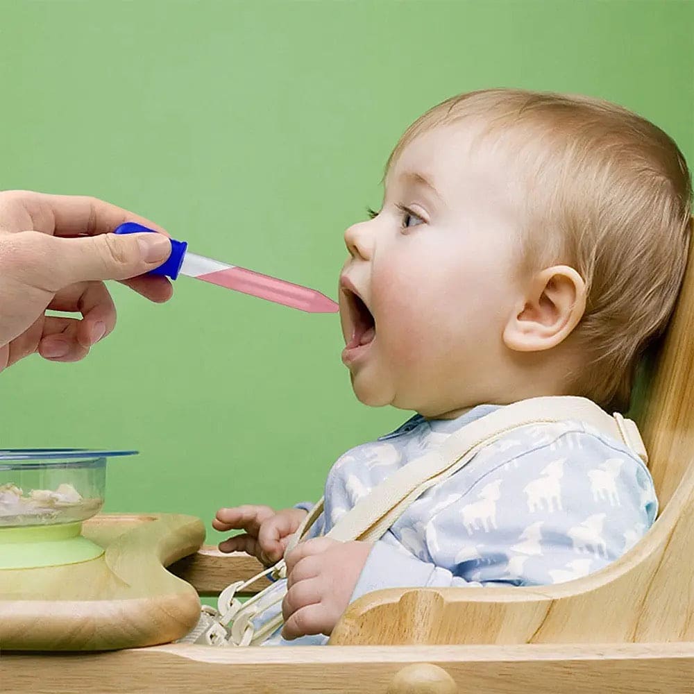 Children Using Liquid Dropper Baby Feeding Dropper, Silicone Soft Head Pipette Liquid Food Dropper ...