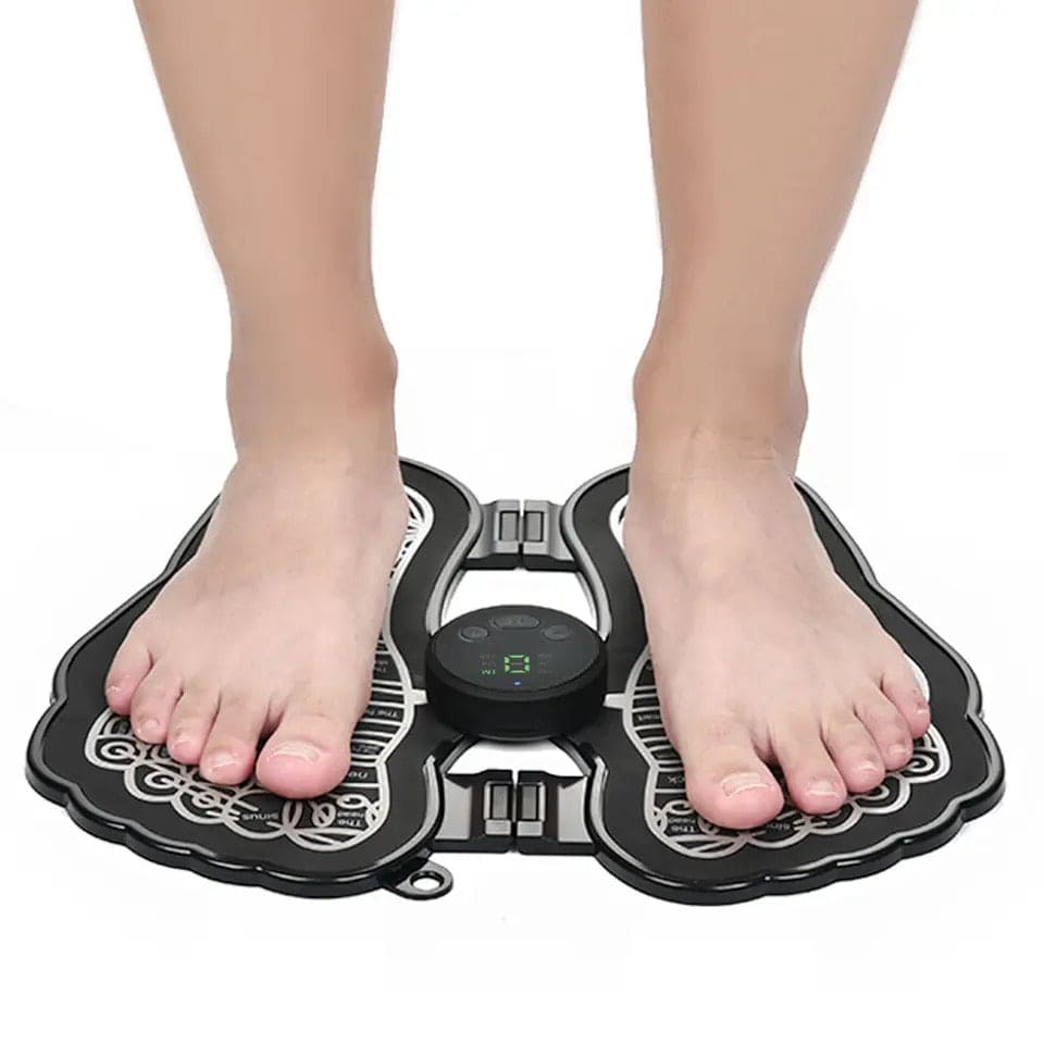 Foot Relaxer, Bioelectric Acupoints Massager, EMS Foot Massager, Pain Releive Massager Mat, Foldable Foot Massage Mat, Electric Foot Cushion Blood Circulation Acupuncture Pad