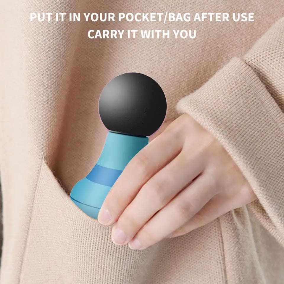 Mini Therapy Massager, Mini Pocket Electric Fascial Massager, Mini Handheld Massager, Electric Muscle Percussion Device, Portable Mini Frequency Massage Gun