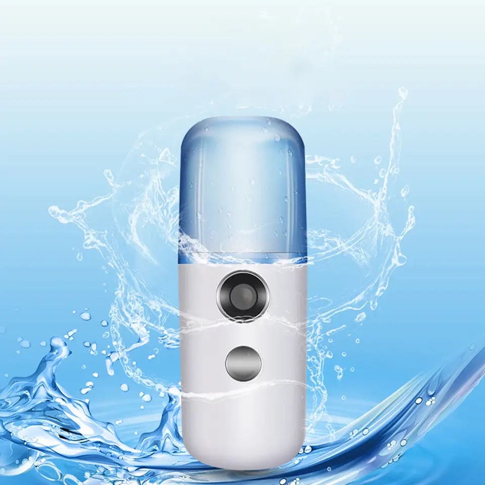 Face Humidifier Steamer, Mini USB Sprayer, Body Facial Spray, Portable Hydrating Beauty Sprayer, Handheld Face Air Humidifier, Rechargeable Nano Water Spray Bottle, Mini Steam Bullet Bottle, Disinfectant Atomization Tool, Nano Mist Sprayer Bottle