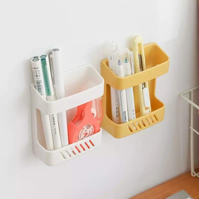 Durable Storage Basket, Remote Control Holder, Smart TV Organizer Storage Box, Home Office Wall Stand Storage Basket, Wall Mounted Mobile Phone Plug, Multifunction Holder Stand