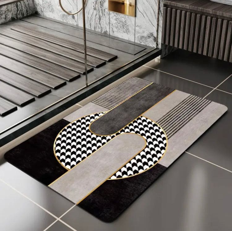 Athvotar Carpet Geometry Print Kitchen Rug Nordic Rug Kitchen Mats for Floor  Waterproof Entrance Door Mats Decor for Home in 2023