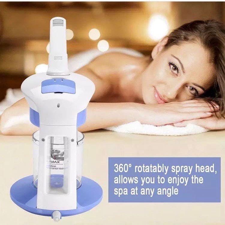 2 In 1 Facial Sauna Ozone And Steam, Professional Aromatherapy Facial Steamer, Nano Iconic Steaming Machine
