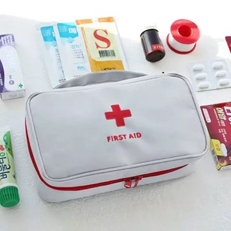 First Aid Medicine Bag, Large Capacity Portable Medicine Storage Bag, Outdoor First Aid Kit Organizer, Travel Empty Medicine Storage Bags, Emergency First Aid Kit Bag, Pill Survival Organizer, Portable Camping Car Medicine Kit, Car Home Emergency Bag