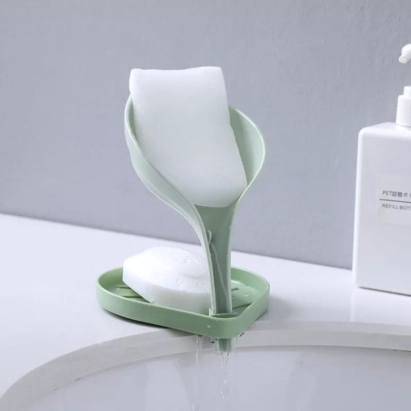 Leaf Soap Storage Box, Sponge Holder, Creative Soap Dish Holder
