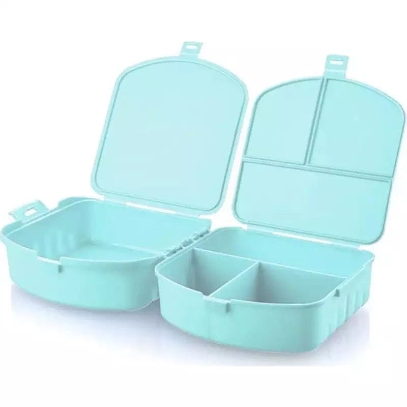 4 Compartment Double Storey Food Storage Lunch Box, Four Compartment Student Lunch Box, Food Container For School Office