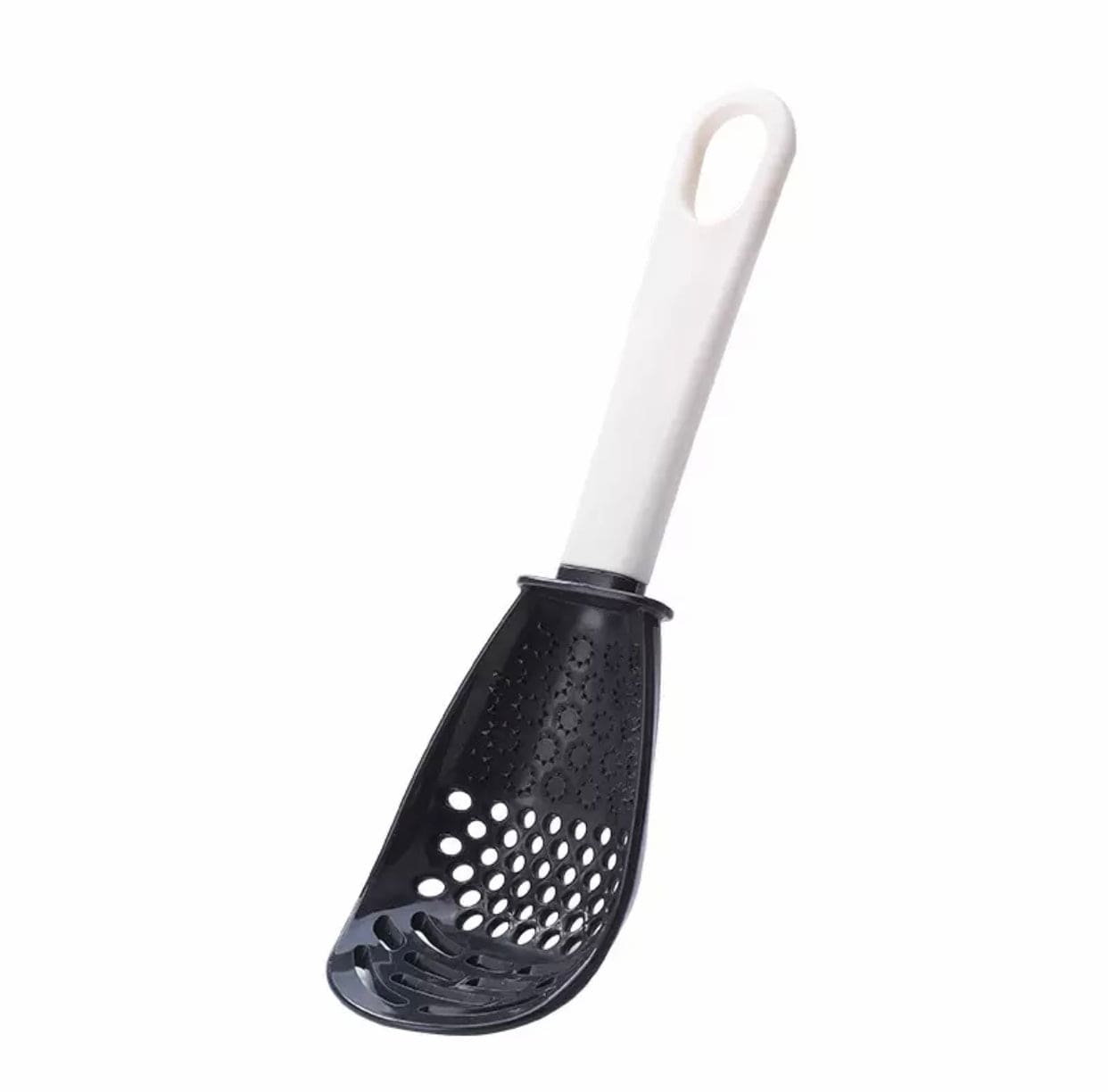 Silicone Multifunctional Spoon, Garlic Crusher Spoon, Colander Spoon, Egg Separating Spoon, Multi-Purpose Grinding Mashed Colander Spoon
