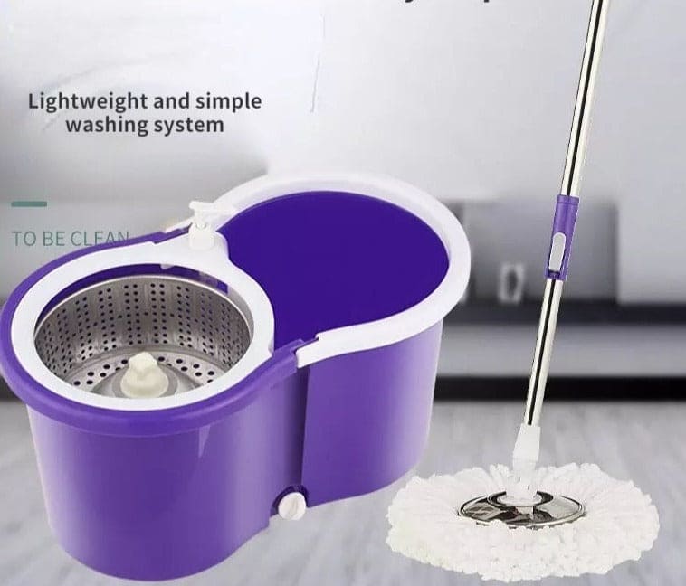 Amazing Double Bucket Mop, Rotating Automatic Hand Free Washing Mop, House Hold Double Drive Mop, Bucket Wet And Dry Mop Bucket, Self Cleaning Mop And Bucket Cleaning Tools, Stereo Double Drive Rotary Mop