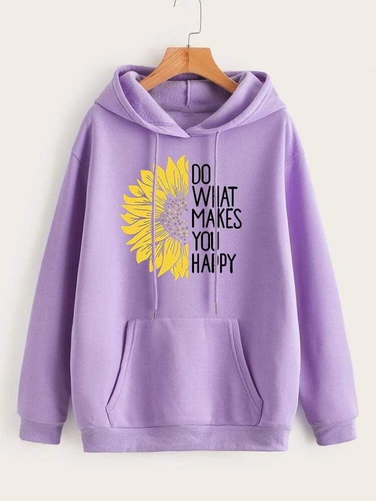 Sunflower Winter Warm Hoodies And Sweatshirts eveen.pk