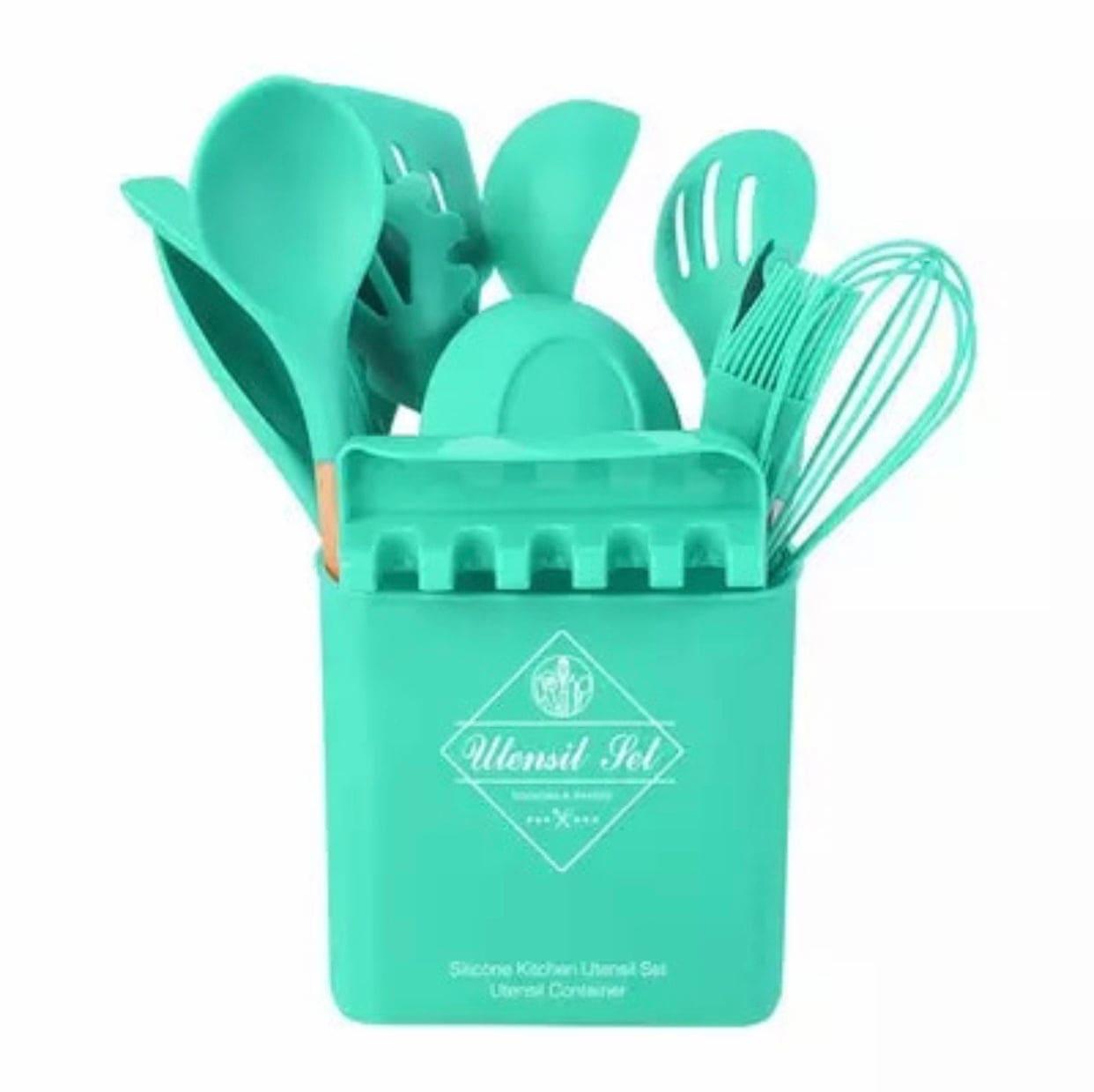 12pcs Silicone Cooking Utensils Set Non-stick Spatula Set Multi Color -  Royal Homes