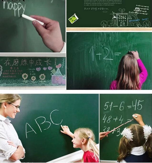 Black Board Sticker, Erasable PVC Draw Mural Decor, Chalkboard Wall Sticker For Kids, Chalkboard Black Paper Roll, Removable Chalkboard Wall Sticker