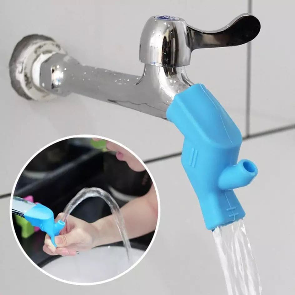 Silicone Water Extender, Sink Rubber Elastic Nozzle, Bathroom Kitchen Kitchen Faucet Accessories, Elastic Water Tap Extension, Dual Function Splash Filter