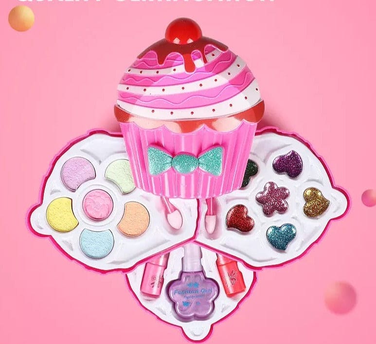 Girls Make Up Set Toys, Kids Beauty Kit, Children Pretend Makeup Tool Toy, Toys Handbag For Dressing Cosmetic Girls Gifts