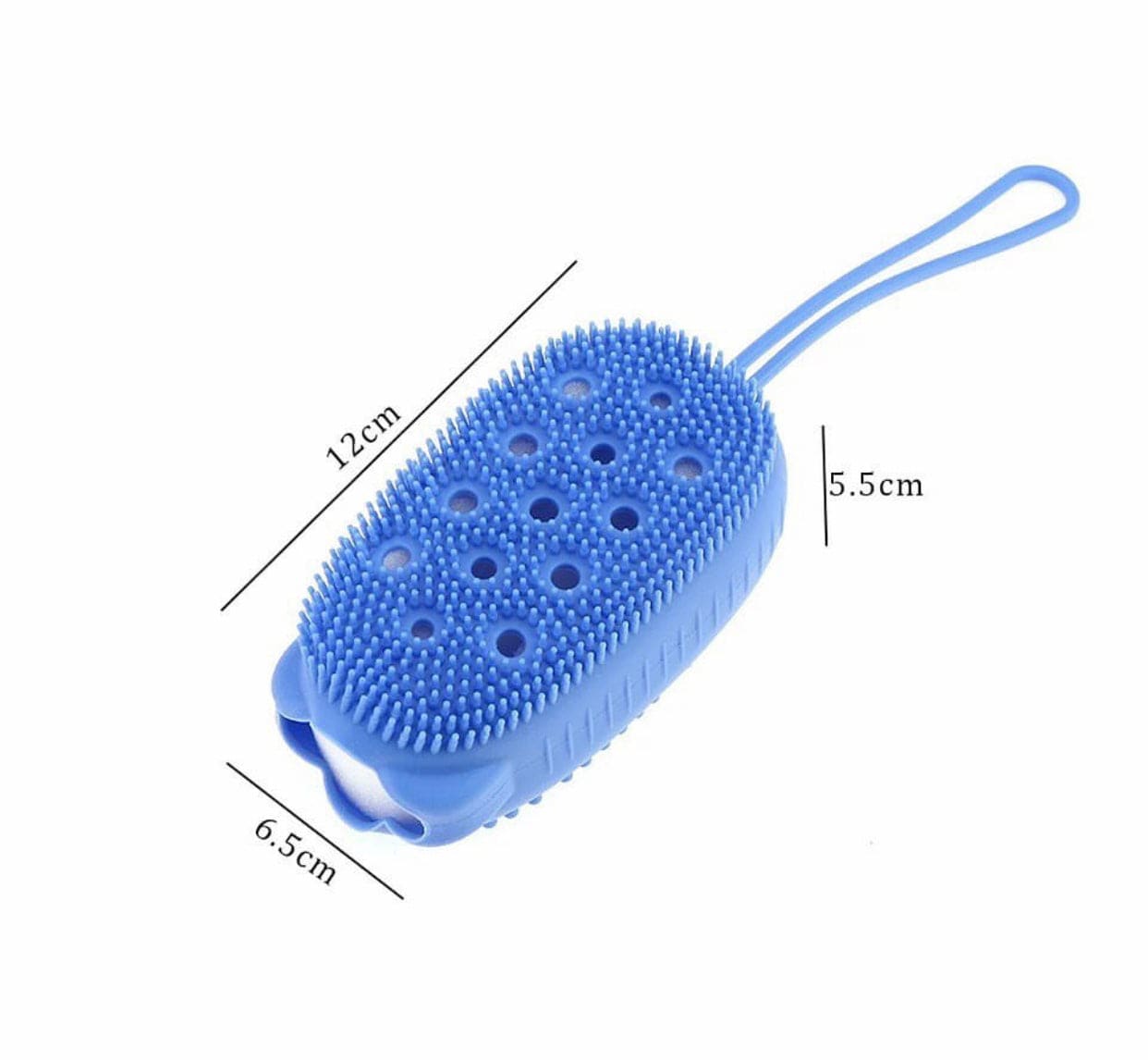 Silicone Bubble Bath Brush, Double Sided Soft Deep Cleaning Bubble Brush, Fast Foaming Full Body Spa Baby Showar Brush