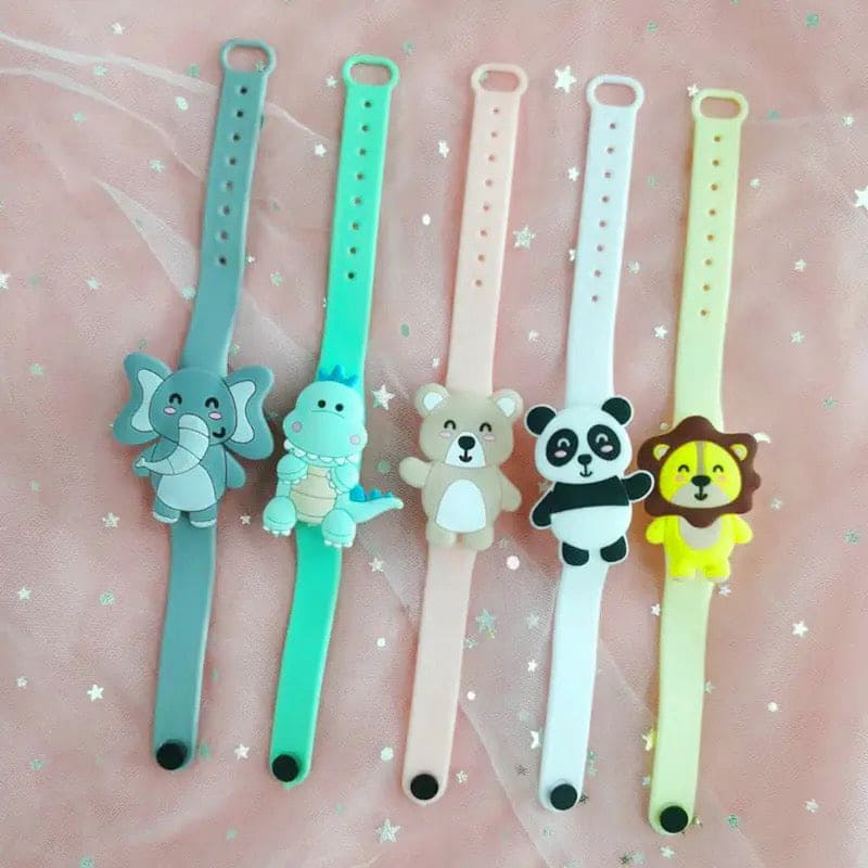Cartoon Anti Mosquito Watch, Mosquito Repellent Watch, Baby Cute Cartoon Anti Mosquito Band Bracelet, Lightweight Kid Mosquito Killing Bracelet, Insect Bugs Repellent Wristband, Outdoor Mosquito Repellent Band