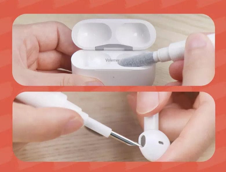 Keyboard Cleaning Brush, Computer Earphones Cleaning Tool, Keyboard Cleaner Keycap Puller Kit For PC Airpods, Safe Keyboard Brush, Durable Effective Universal Detachable Keyboard Brush