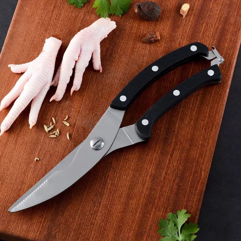 Stainless Steel Scissor, Knife Scissor, Spring Lock Scissor, Chicken, Fish and Vegetables Cutter
