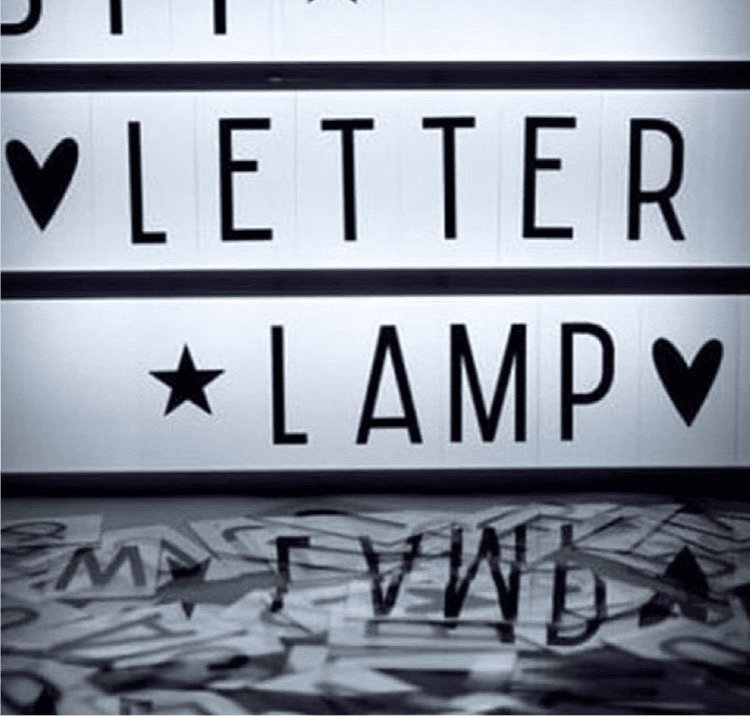 Cinematic Cinema Led lightbox, Led Message Box, Message Light Box