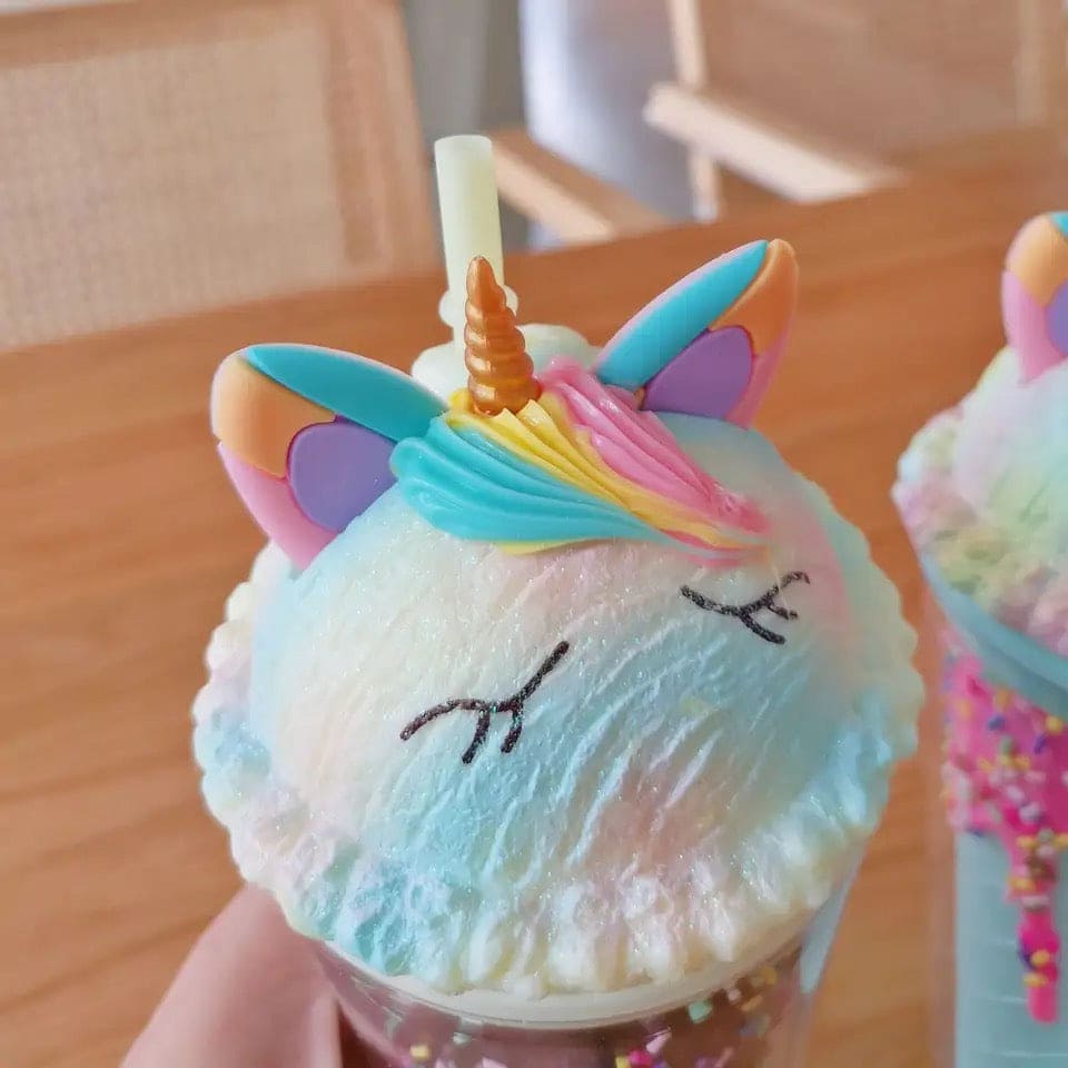 Unicorn Popsicle Cup, Double-layer Plastic Straw Mug, Lovely High Appearance Water Cup With Cover, Unicorn Sippy Coffee Cup, Portable Popsicle Cup
