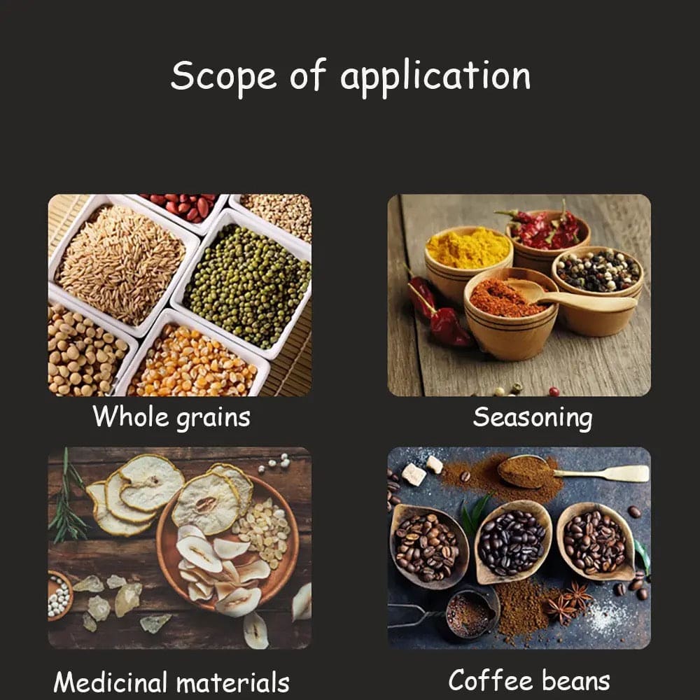 Stainless Steel Nut Electric Coffee Grinder, Multifunctional Grinding Machine, Multigrain Mini Grinder, Nuts Seed Grinding Machine