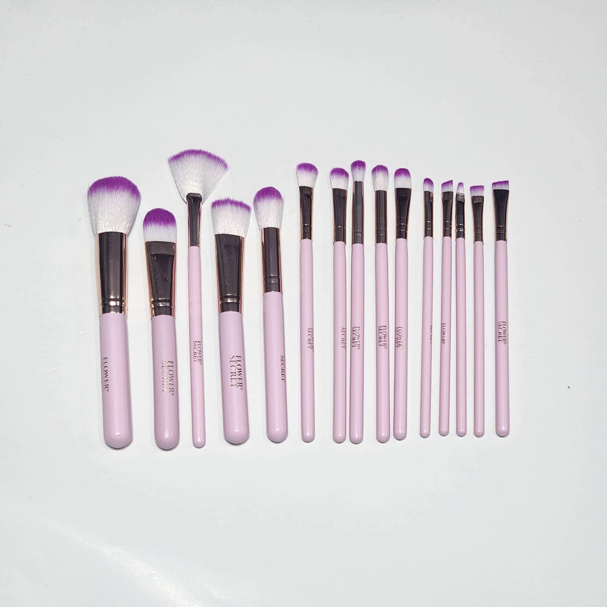 Set Of 15 Mini Travel Portable Soft Makeup Brushes Set, Makeup Brushes Set, Professional Makeup Brushes, Travel Cosmetic Brushes Set with Bag, Blending Complete Brushes & Kits