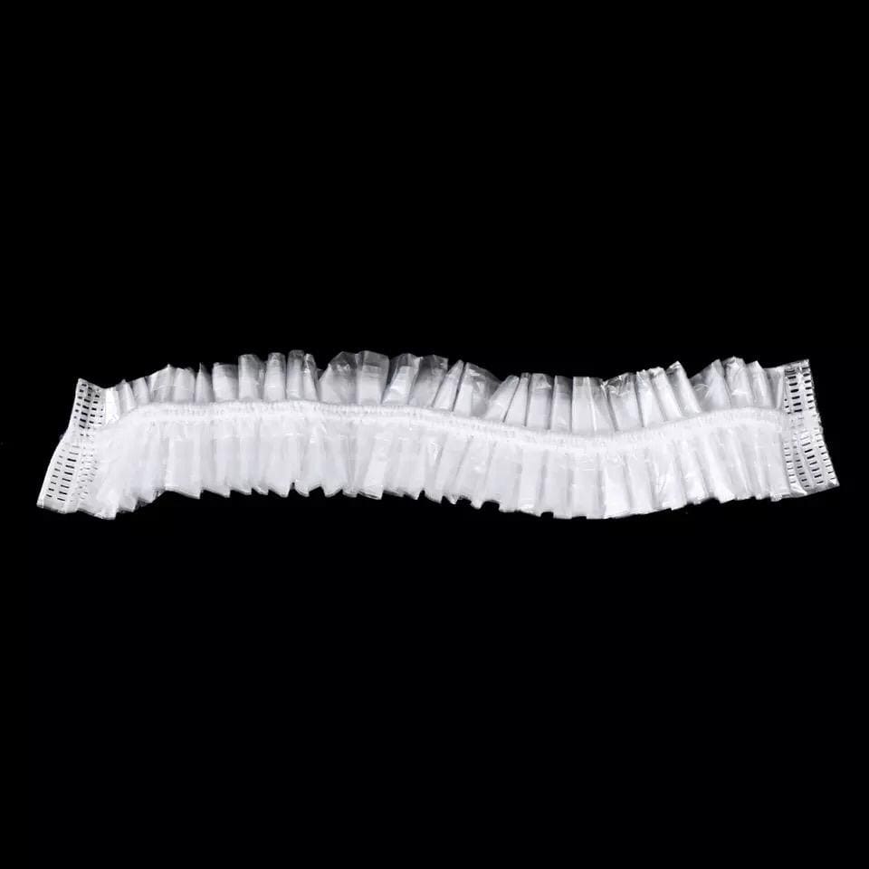 Set of 100 Plastic Stretchable Bowl Covers, Disposable Fresh Keeping Food Storage Covers, Dish Plate Wrap Bowl Covers For Leftover Meal