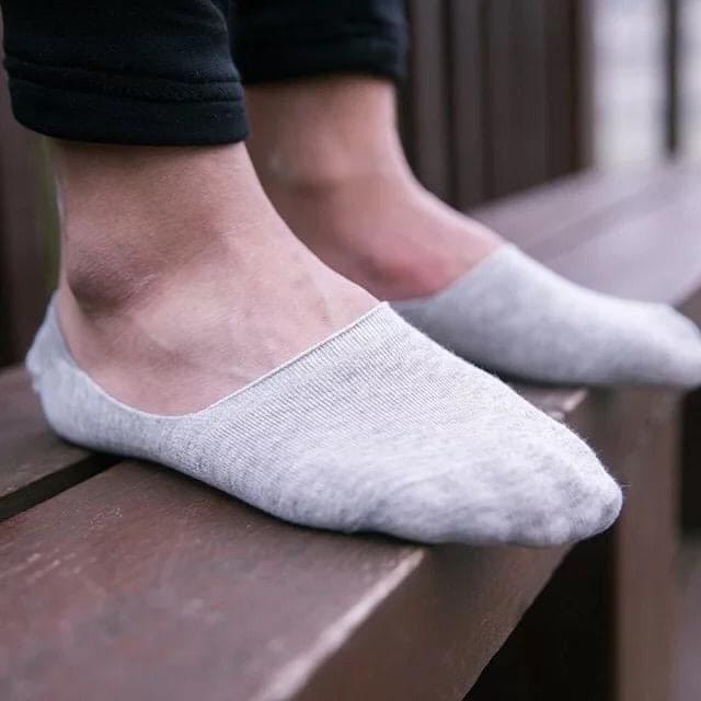 5 Pair Loafer Socks, Breathable Socks, Cotton Non-Slip Loafer Socks