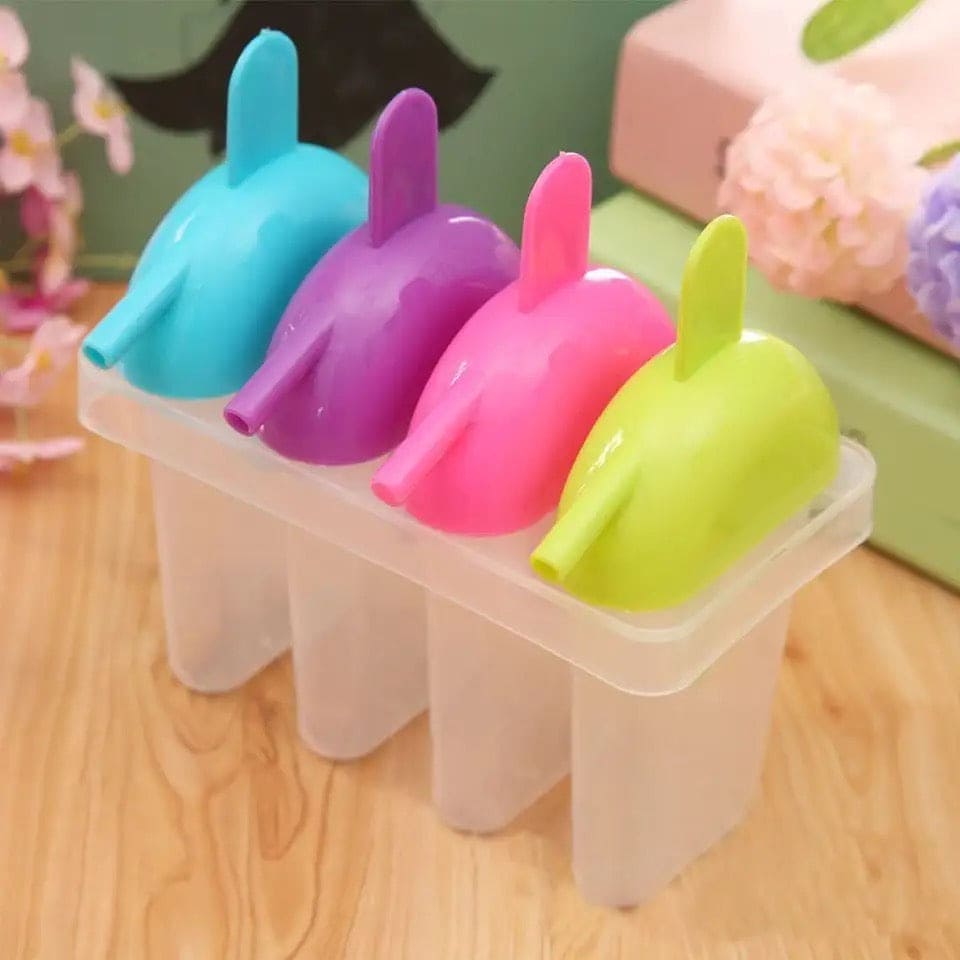 Creative Ice Cream Stick Mold, Ice Pop Lolly Maker Tray, Cream Popsicle Yogurt Mold Maker Mold, Reusable Ice Cream Molds, Homemade Freezer Ice Lolly Mold