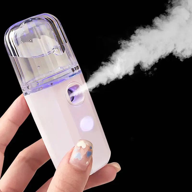 Face Humidifier Steamer, Mini USB Sprayer, Body Facial Spray, Portable Hydrating Beauty Sprayer, Handheld Face Air Humidifier, Rechargeable Nano Water Spray Bottle, Mini Steam Bullet Bottle, Disinfectant Atomization Tool, Nano Mist Sprayer Bottle