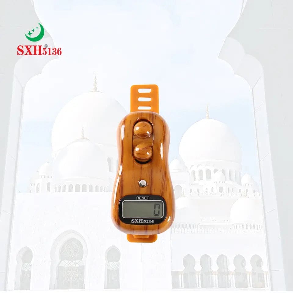 Digital Finger Counter, Portable Handheld Electronic Counters, Electric Ring Rosary Finger Tally Counter With Beep Sound,  LED Digital Tasbeeh, Muslim Prayer Mini Ring Digital Tasbeeh, Electronic Rosary Hand Tally Counter