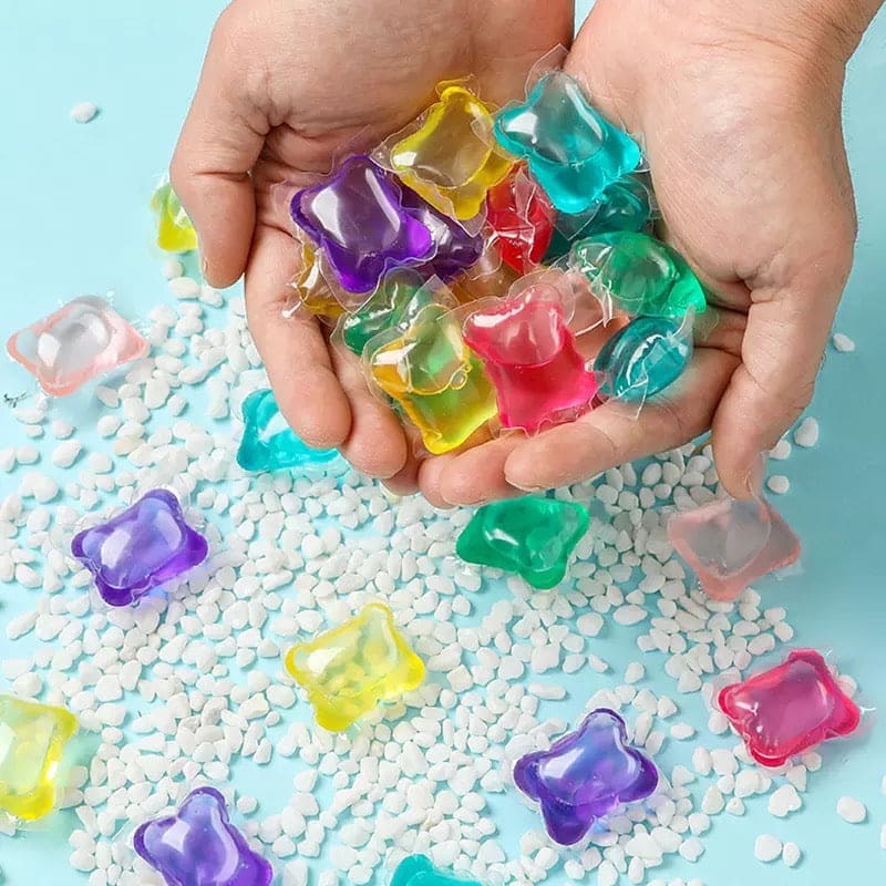 Set of 10 Laundry Fragrant Gel Beads, Laundry Ball Cleaner Capsules, Clothes Cleaning Scent Booster