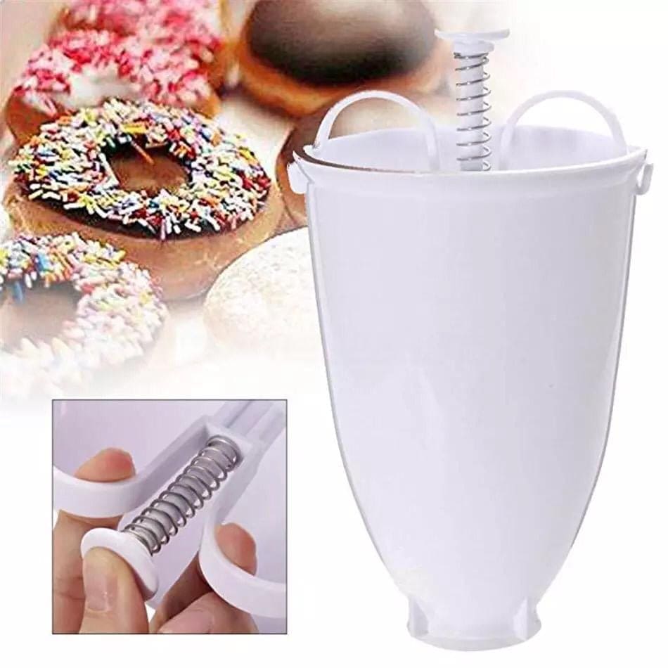 Doughnut Maker Plastic Batter Dispenser, DIY Doughnut Maker Donut Cookies, Kitchen Plastic Batter Dispenser