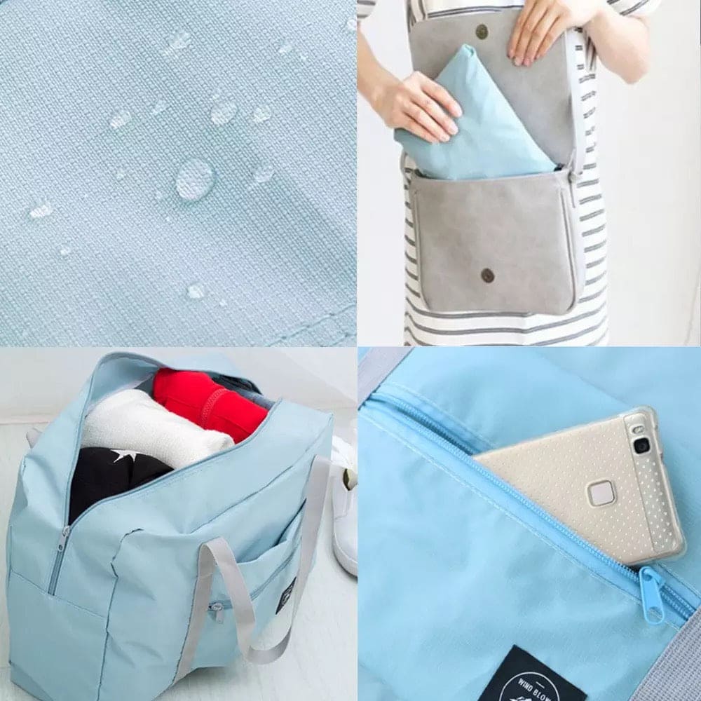 Single Shoulder Travel Bag, Multifunctional Folding Travel Bag, Large Capacity Fashion Travel Bag, Travel Luggage Organizer, Travel Pouch Hand Bag, Multifunctional Large Capacity Suitcase Organizer Bag