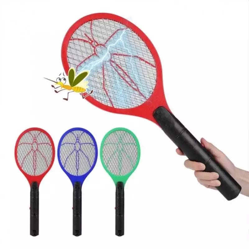 Mosquito Killing Racket, Electric Killer Fly Swatter Pest Repeller, Bug Zapper Racket, Electric Pest Repeller Bug Zapper Racket, Wireless Battery Power Fly Racket, Safety Mosquito Flies Racket Killer