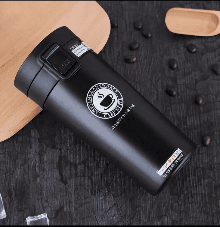 380ml Double Stainless Steel Coffee Mug, Travel Coffee Mug, Steel Thermos Tumbler Cups, Vacuum Flask thermo Water Bottle, Insulated Water Bottle, Double Thickened Coffee Mug