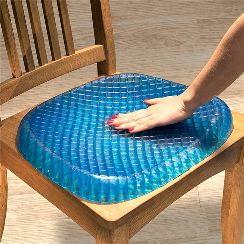 Flexible Silicone Gel Seat Breathable Car Cushion, Non-Slip Wear-Resistant Durable Soft Comfortable Cushion For Pressure Relief, Ice Pad Gel Cushion, ...
