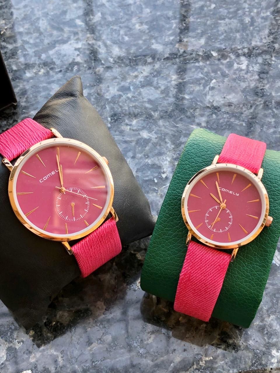 Couple Pair Quartz Watches, His and Hers Couple Wristwatches, Quartz Analog Wrist Watches for Both Men and Women