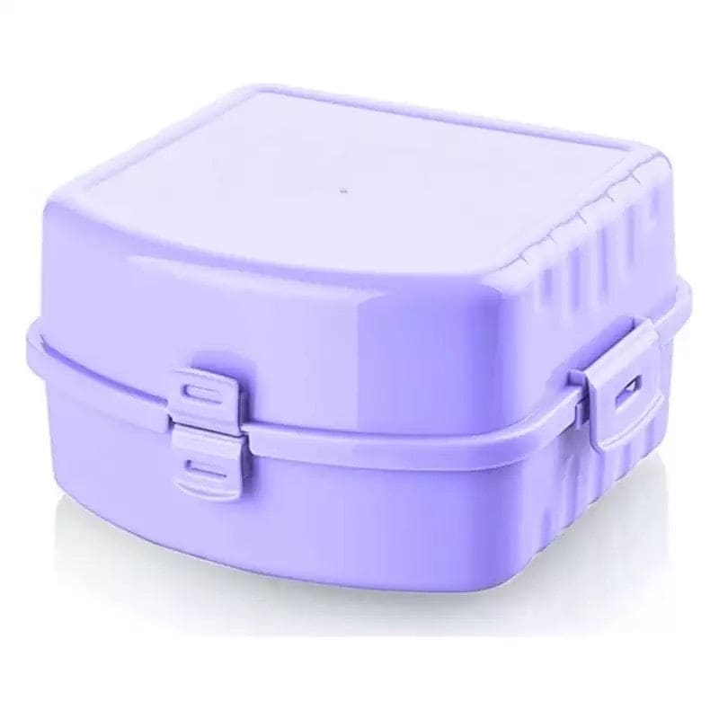 4 Compartment Double Storey Food Storage Lunch Box, Four Compartment Student Lunch Box, Food Container For School Office