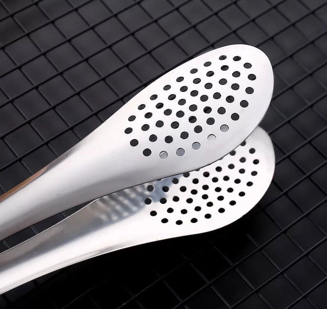 Stainless Steel Food Tong, Kitchen Utensil Buffet Cooking Tool, Anti Heat Pastry Bread Clip Clamp, BBQ Salad Tong Tool, Steak Clamp