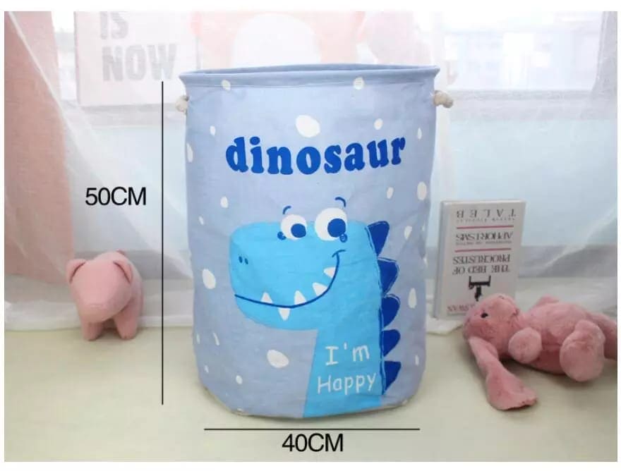 Cute Cartoon Character Washable Clothes Storage Baskets, Large Collapsible Baskets For Clothes and Toys Storage, Laundry Hamper with Rope Handles