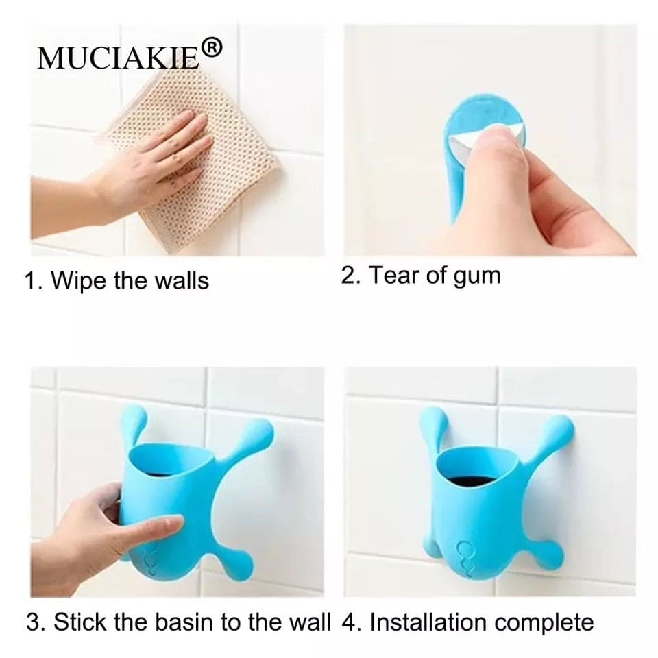 Multi-function Mini Lovely Office Creative Flower Pots, Wall Mounted Window Desk Pencil Holder, Mini Stationary Holder, Brush Holder