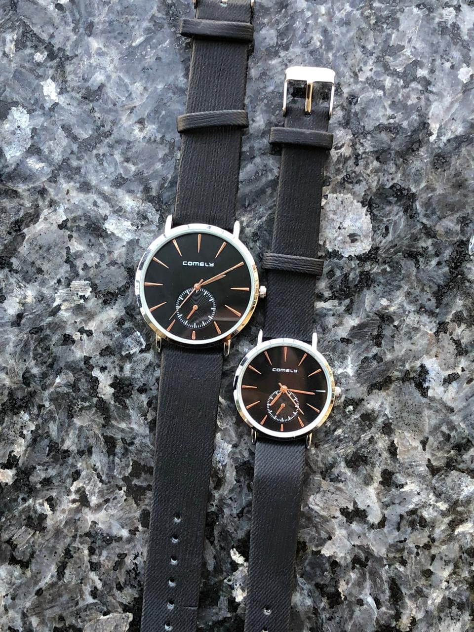Couple Pair Quartz Watches, His and Hers Couple Wristwatches, Quartz Analog Wrist Watches for Both Men and Women