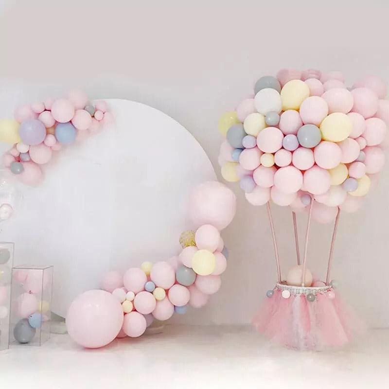 100 Pcs Mix Candy Color Macaron Latex Balloons