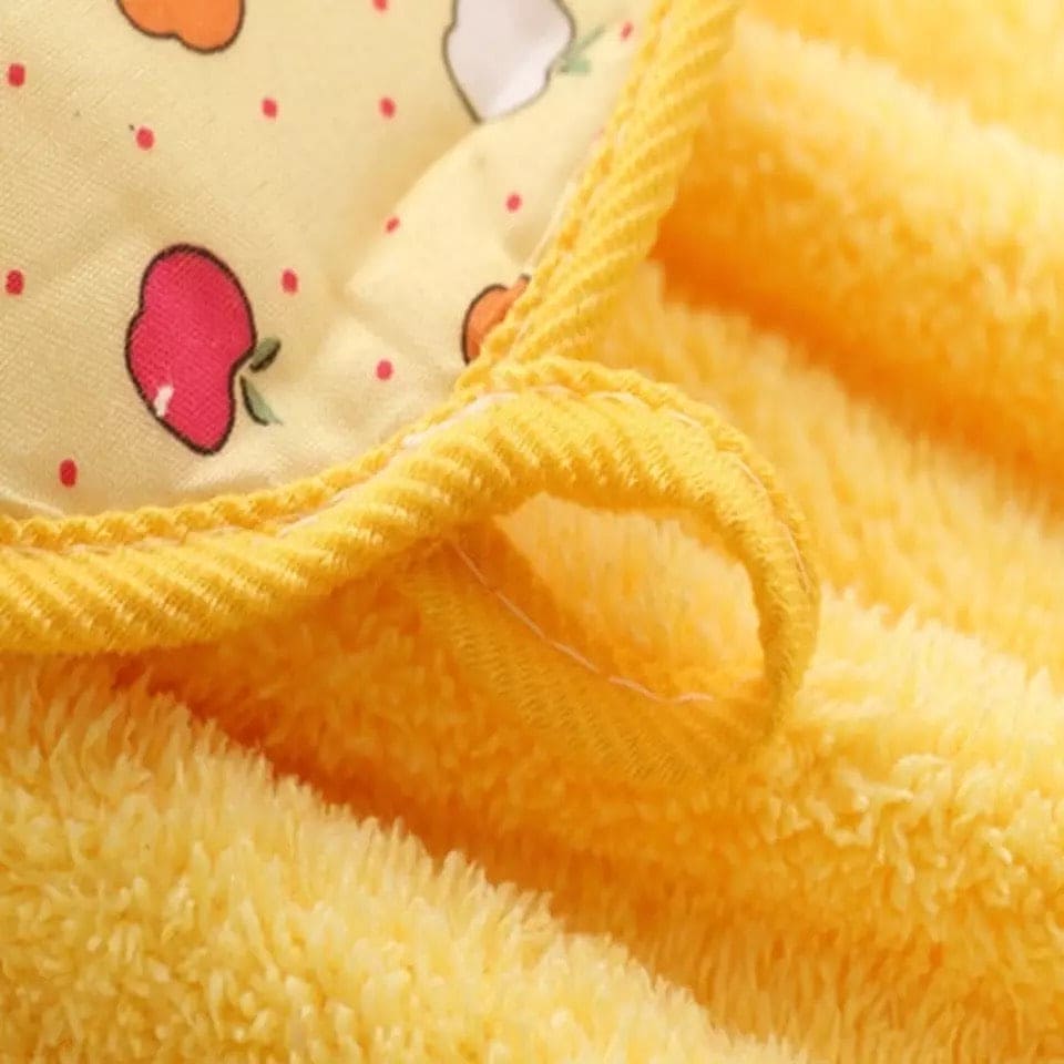 Set Of 2 Hanging Towel, Cute Cartoon Absorbent Cleaning Cloth, Thick Custom Hand Towel, Dishcloths Printing Absorbent Cloth, Bathroom Hanging Wipe, Kitchen Towel