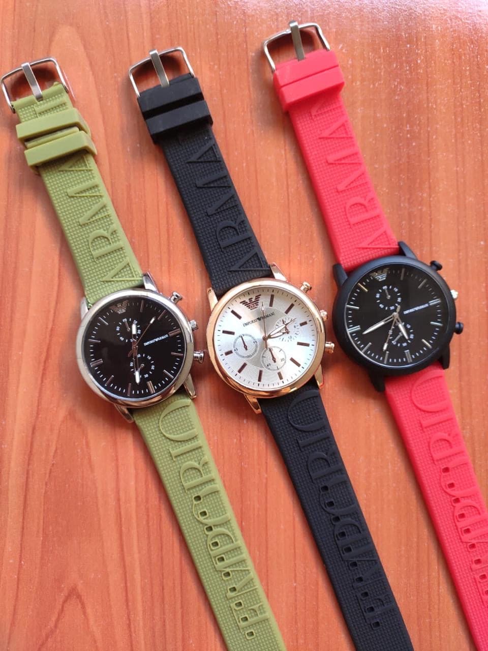 Analog Dial Unisex Watches, Silicone Strap Wrist Watch For Women, Round Dial Silicone Strap Analog Men's Watch